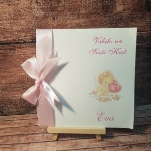 Vabilo za krst - Poročni bazar INKI