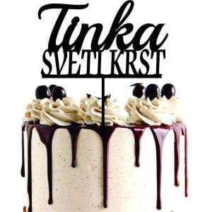 Napis za torto za KRST NAPKR 10