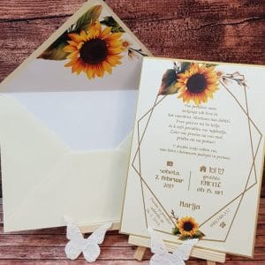 Vabila za Abrahama s sončnicami