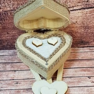 Lesene škatlice za prstane - Poročni bazar INKI
