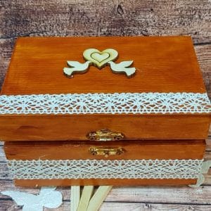 Lesene škatlice za prstane - Poročni bazar INKI