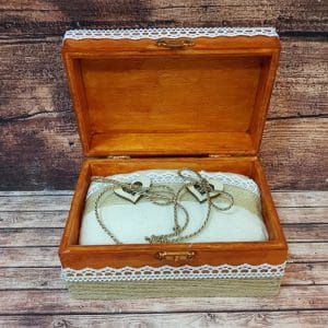 Lesene škatlice za prstane - Poročni bazar INKI