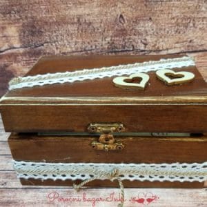 Lesene škatlice za prstane - Poročni bazar INKI