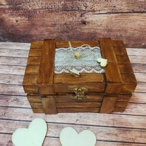 Lesene škatlice za prstane - Poročni bazar INKI