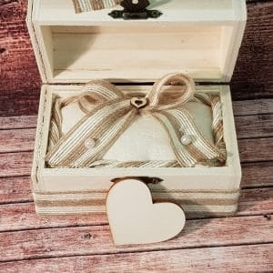 Lesene škatlice za prstane - Poročni bazar INKI