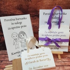 Pobarvanka za otroke - Poročni bazar INKI