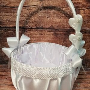 Košarice za cvetje - poročna košarica PKOŠ 106