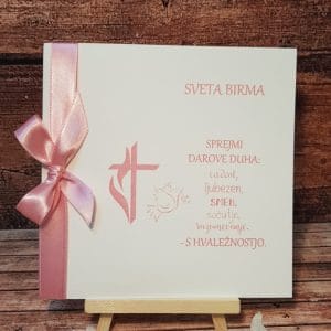 Vabilo za sveto birmo - Poročni bazar INKI
