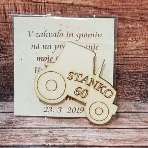 Leseni magnetki - Poročni bazar INKI