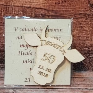 Leseni magnetki - Poročni bazar INKI