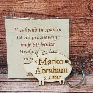 Leseni magnetki - Poročni bazar INKI