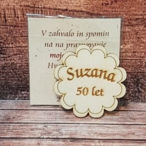 Leseni magnetki - Poročni bazar INKI