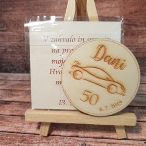 Leseni magnetki za Abrahama - Poročni bazar INKI