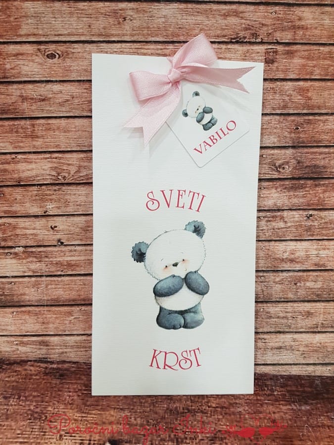 Vabilo za krst – Poročni bazar INKI Vabilo za krst - Poročni bazar INKI