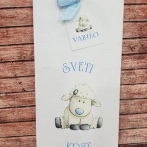 Vabilo za krst - Poročni bazar INKI