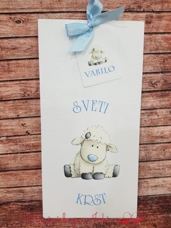 Vabilo za krst – Poročni bazar INKI Vabilo za krst - Poročni bazar INKI