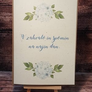 Poročne zahvale- Poročni bazar INKI