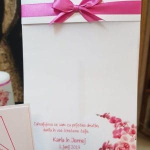 Poročne zahvale - Poročni bazar INKI