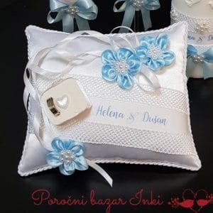 Poročna blazinica za prstane BLA 114