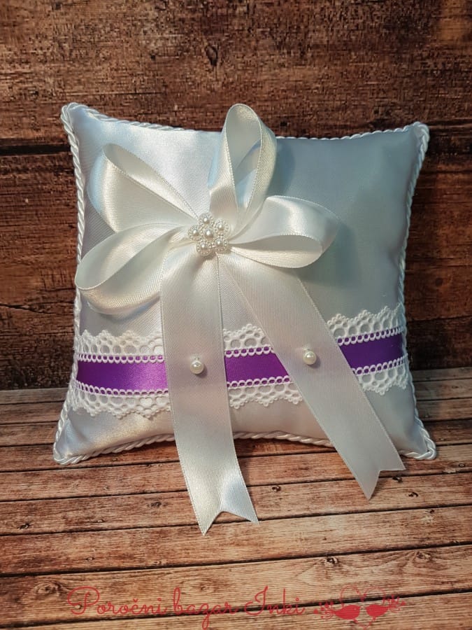 Blazinica za prstane - Poročni bazar INKI