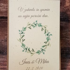 Poročne zahvale- Poročni bazar INKI