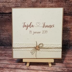 Poročno darilo s čipko