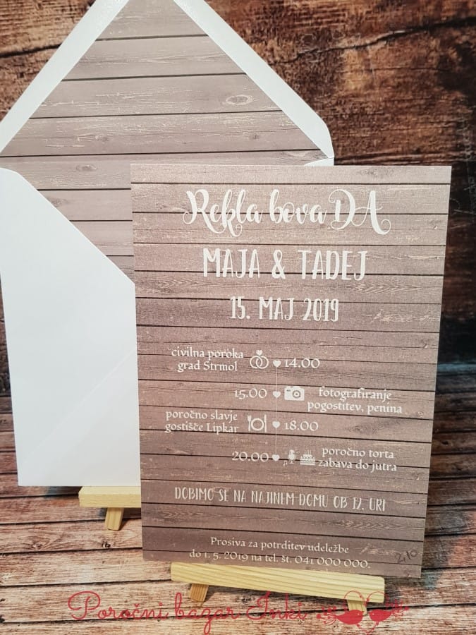 Poročna vabila s čipko – Poročni bazar INKI