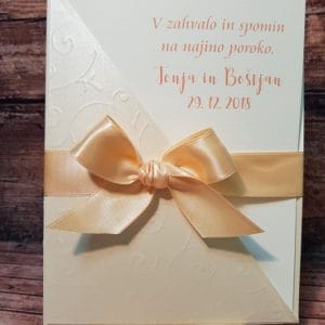 Poročna zahvala- Poročni bazar INKI