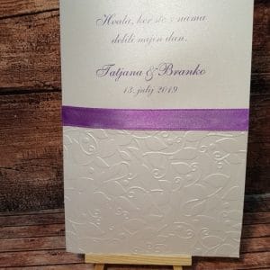 Poročna zahvala- Poročni bazar INKI