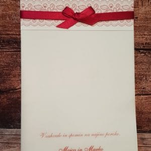 Poročne zahvale - Poročni bazar INKI