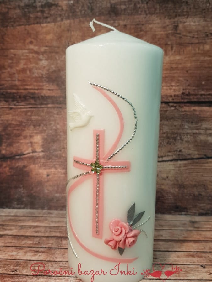 Poročna sveča - Poročni bazar INKI poročna sveča
