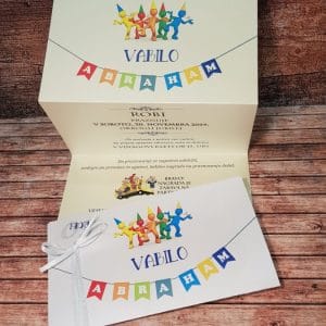 Vabila za Abrahama z unikatnim barvnim motivom