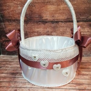 Košarice za cvetje - poročna košarica PKOŠ 111