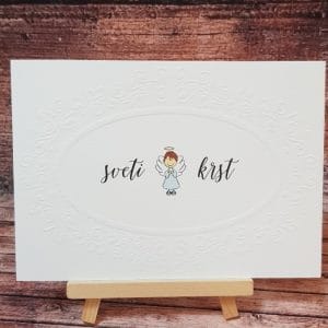 Vabilo za krst - Poročni bazar INKI