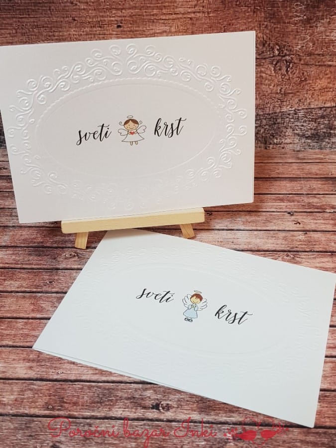 Vabilo za krst – Poročni bazar INKI