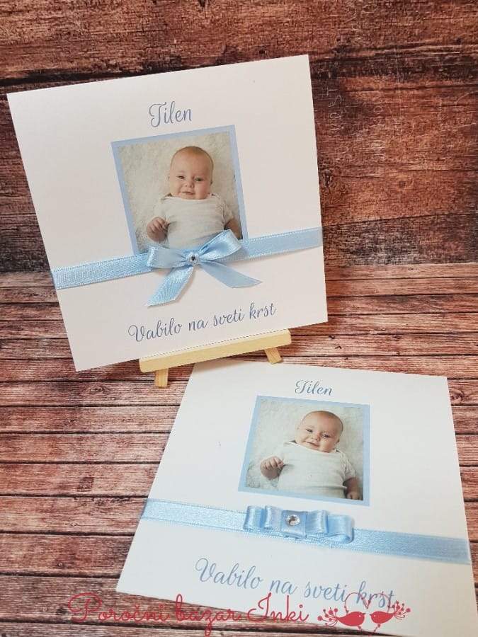 Vabilo za krst – Poročni bazar INKI