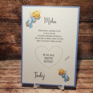 kartice presenečenja krst