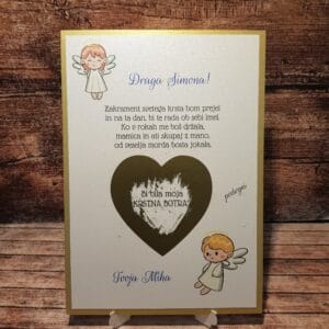 kartice presenečenja krst