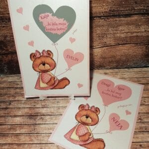 kartice presenečenja krst