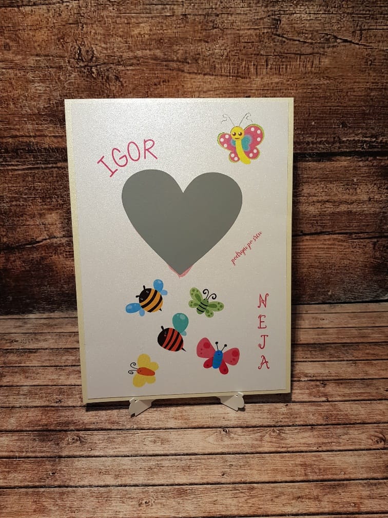 Kartica presenečenja za krst - Poročni bazar INKI kartica presenečenja krst