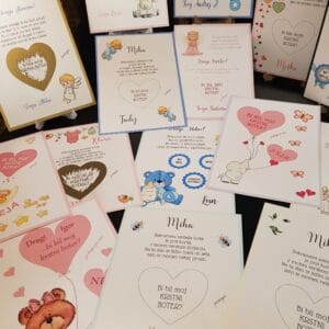 kartice presenečenja krst