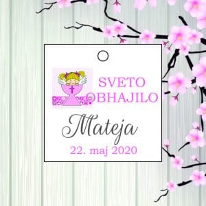 Kartončki za darila  OBHAJILO KAROBH 01