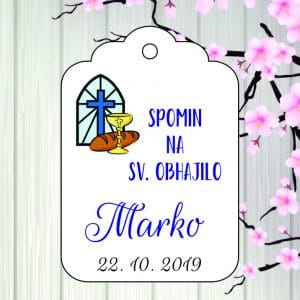 Kartončki za darila  OBHAJILO KAROBH 02