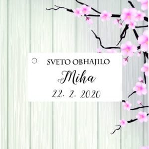 Kartončki za darila  OBHAJILO KAROBH 05