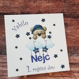 Vabilo za krst - Poročni bazar INKI