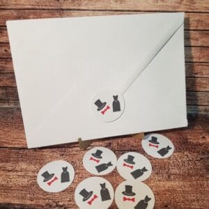 Nalepke za kuverte - Poročni bazar INKI