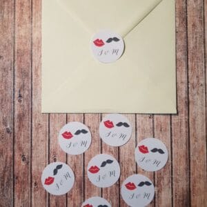 Nalepke za kuverte - Poročni bazar INKI