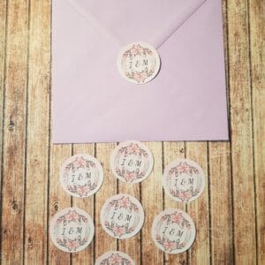 Nalepke za kuverte - Poročni bazar INKI