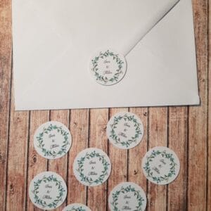 Nalepke za kuverte - Poročni bazar INKI