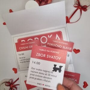 Poročna vabila Monopoly